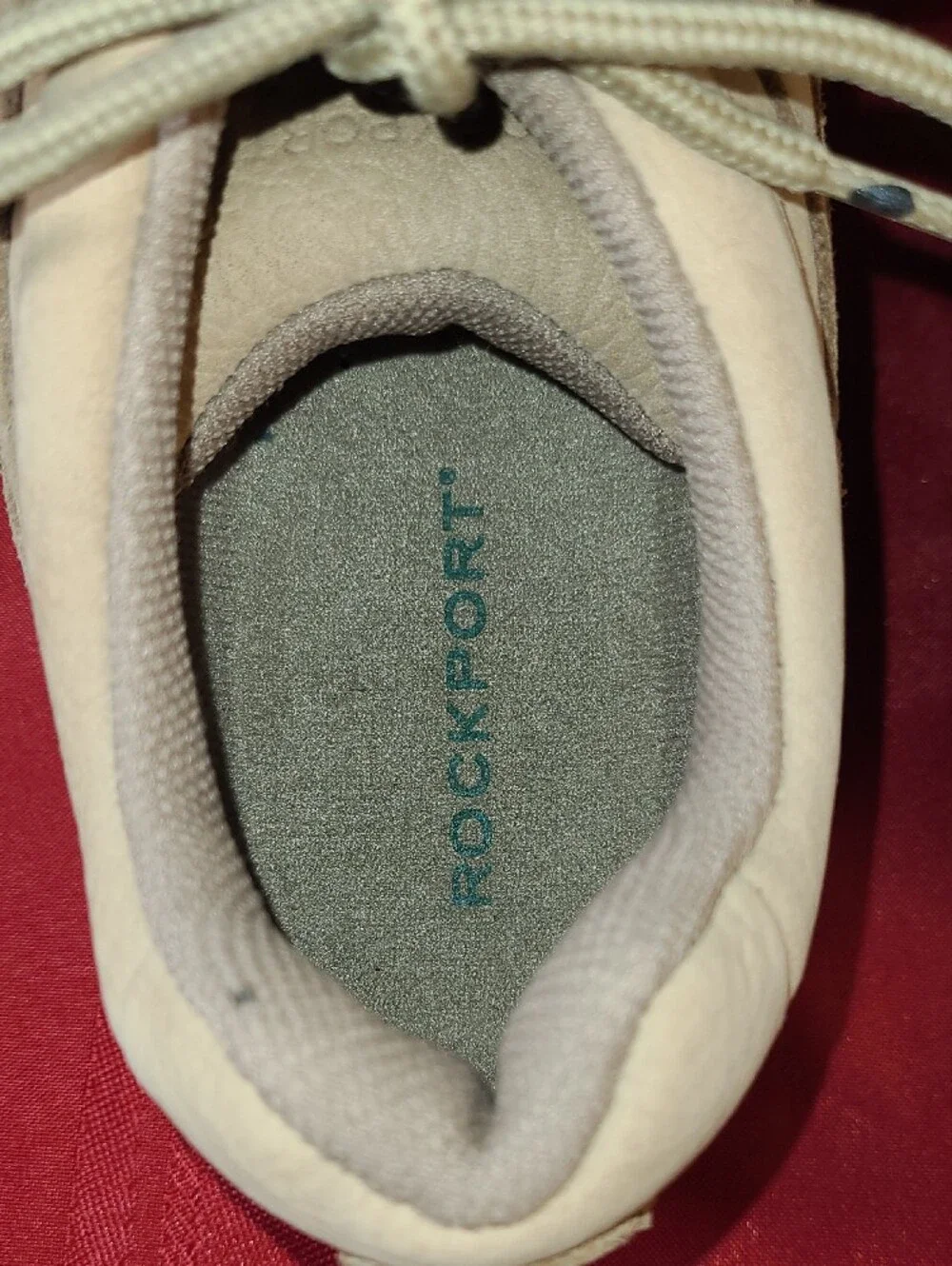 Rockport World Tour Classic Men's Size 10 Sand Tan Nubuck Leather Oxford Sneaker